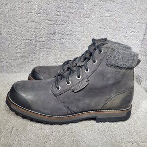 KEEN The Slater II Men's Size US 9 Magnet Gray Waterproof Leather Boots 1021657